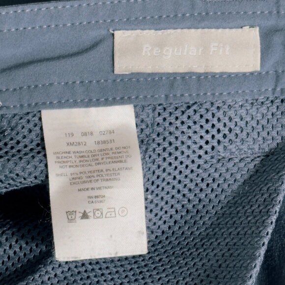 COLUMBIA Men's Shorts Blue Performance Regular Fit Polyester Stretch Size 36 - Picture 8 of 11